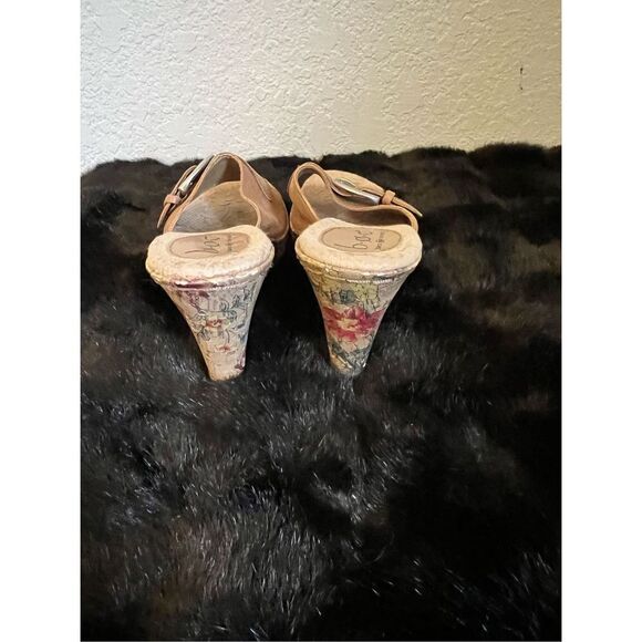 Boc floral platform sandals Sz 6 - Picture 6 of 7